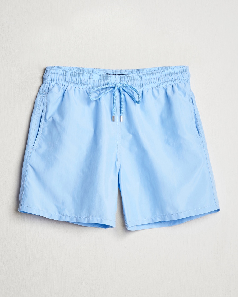 Vilebrequin Moorea Swim Shorts Fleur De Lin – Bleu