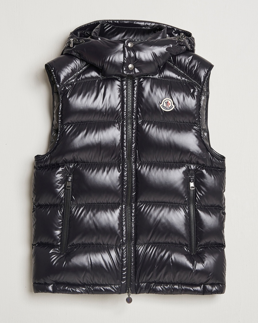 Moncler Bormes Down Vest Black – Noir