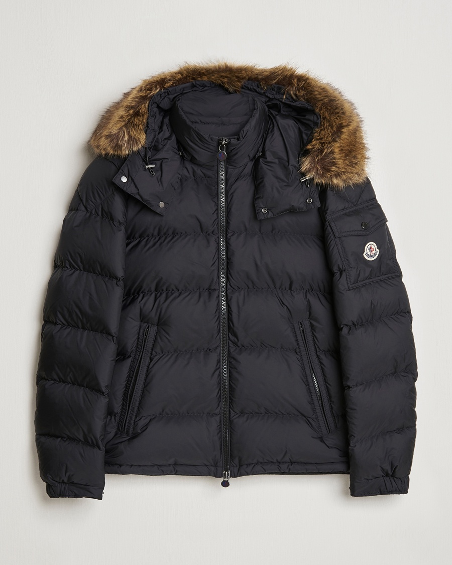 Moncler Maya Faux Fur Jacket Black – Noir