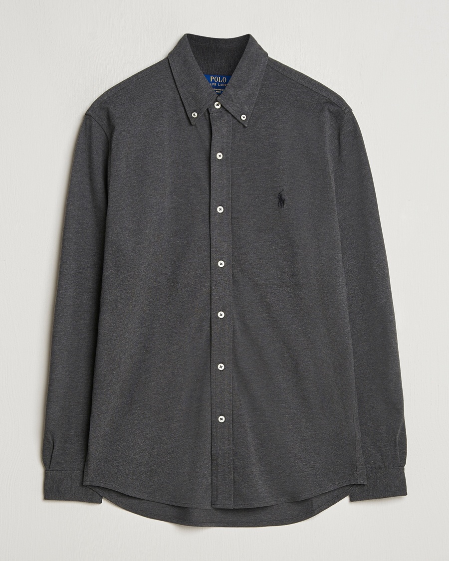 Polo Ralph Lauren Featherweight Mesh Shirt Windsor Heather – Gris
