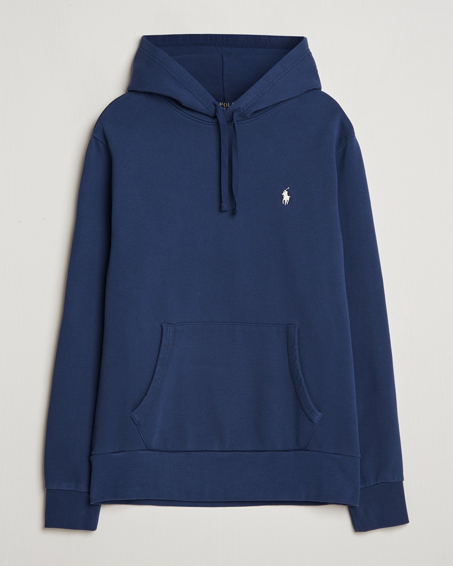 Polo Ralph Lauren Loopback Terry Hood Cruise Navy – Bleu