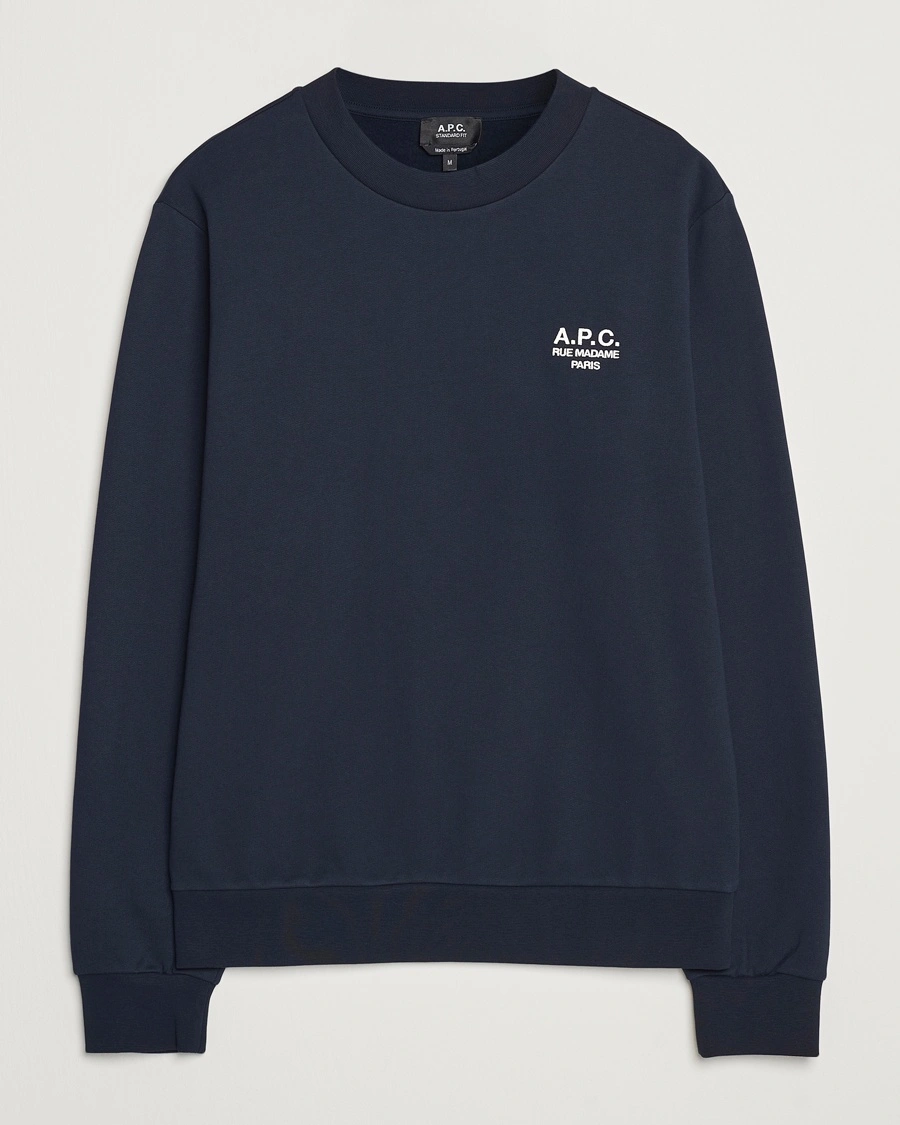 A.P.C. Rue Madame Sweatshirt Dark Navy – Bleu