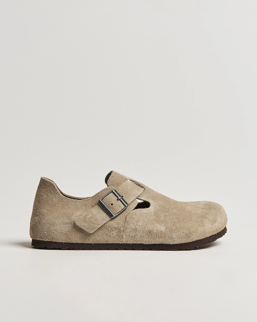 BIRKENSTOCK London Suede Leather Taupe – Beige