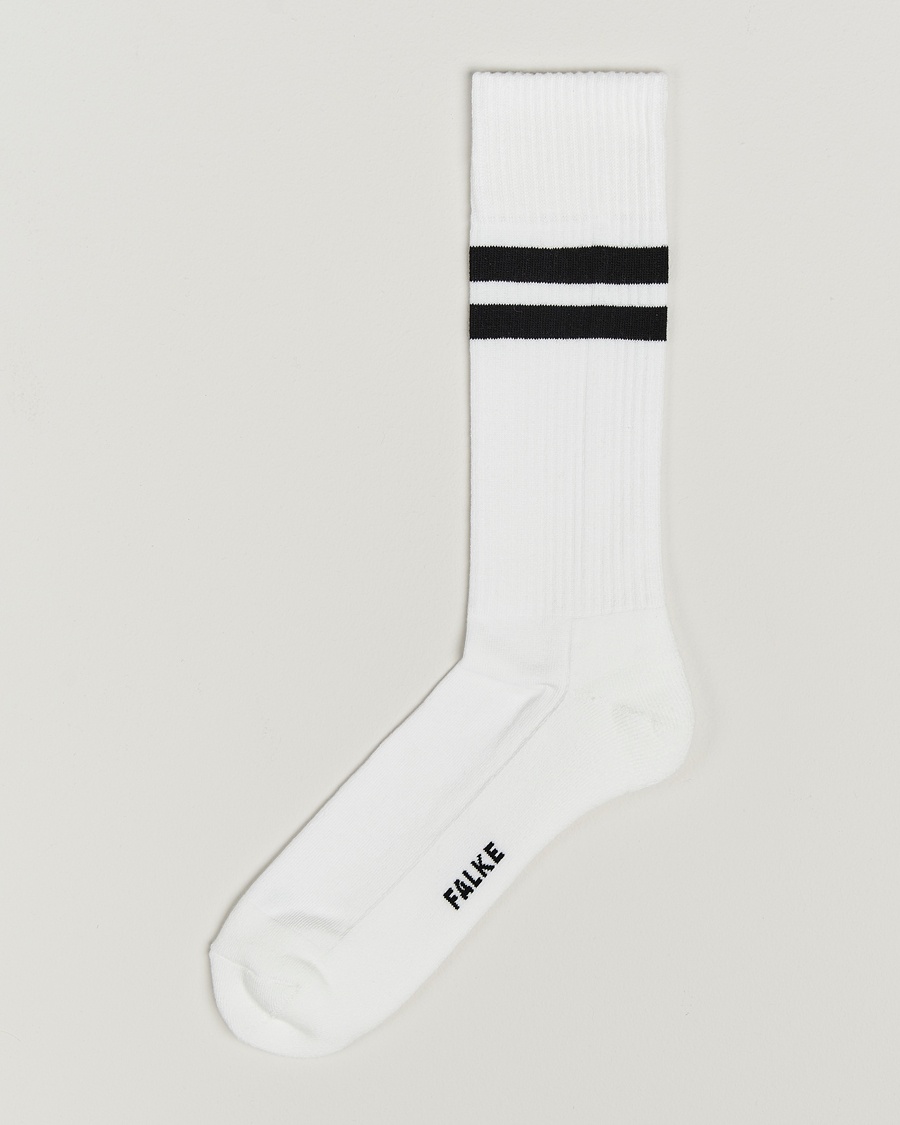 Falke Dynamic Tennis Sock White/Black – Blanc