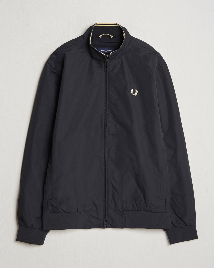 Fred Perry Brentham Jacket Black – Noir