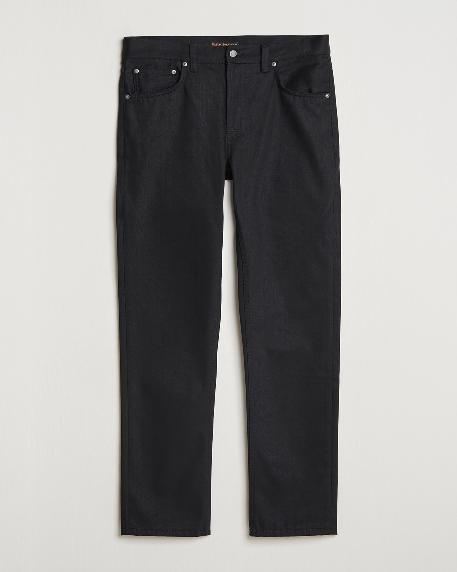 Nudie Jeans Gritty Jackson Jeans Dry Ever Black – Noir