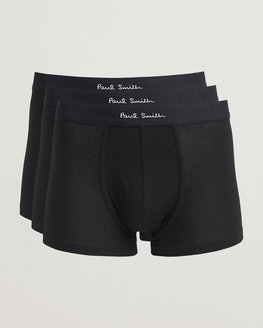 Paul Smith 3-Pack Trunk Black – Noir