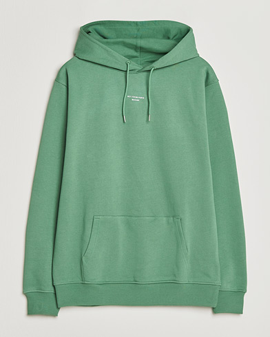 Drôle de Monsieur Classic Slogan Hoodie Water Green – Vert