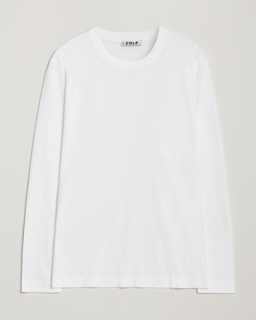 CDLP Midweight Long Sleeve T-Shirt White – Blanc