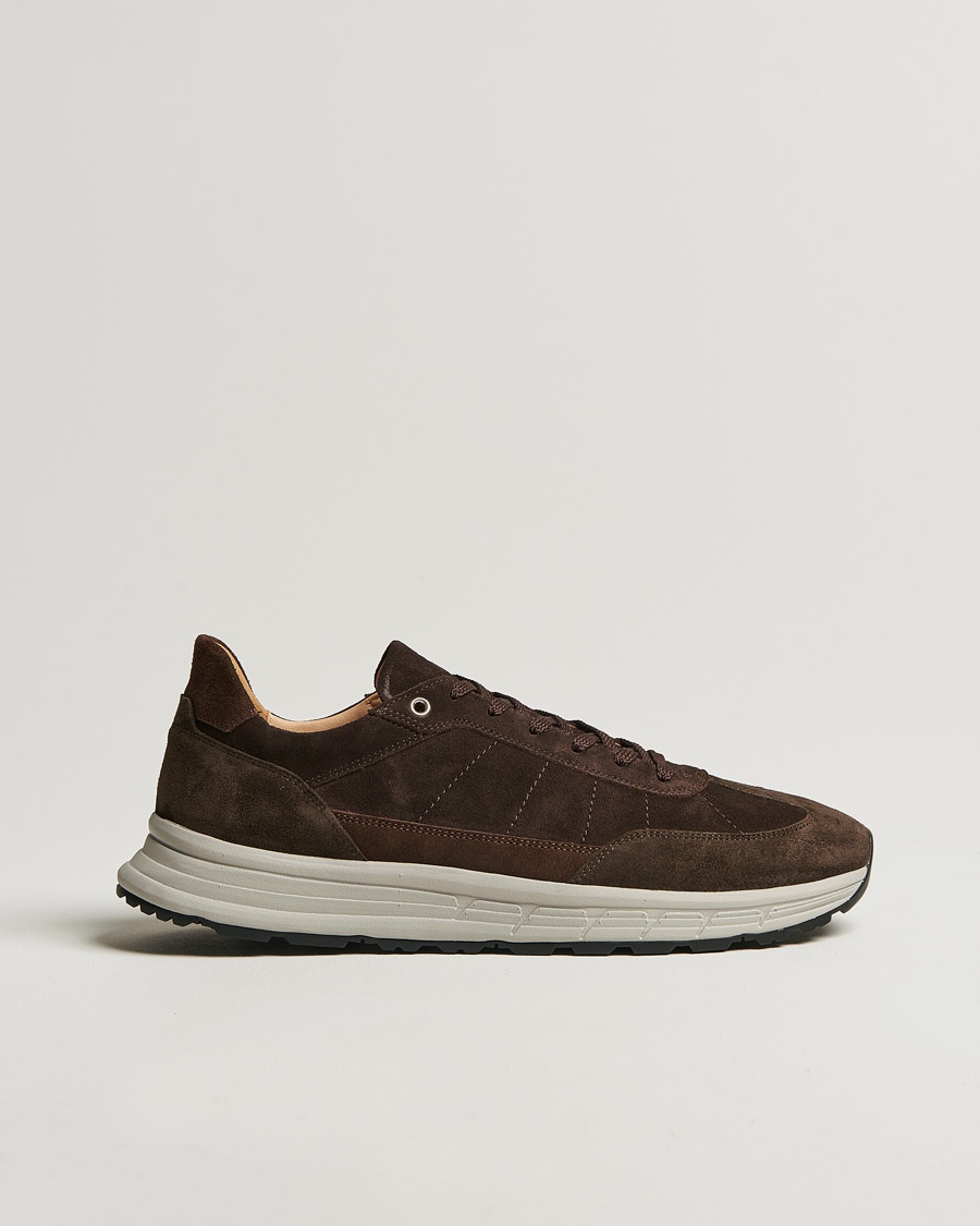 CQP Renna Suede Runner Dark Brown – Marron