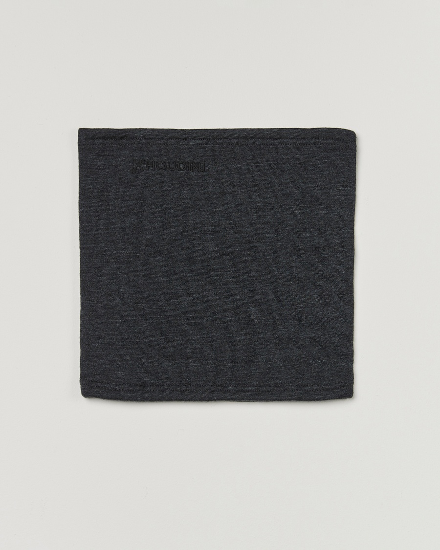 Houdini Alto Wool/Tencel Neck Gaiter True Black – Noir