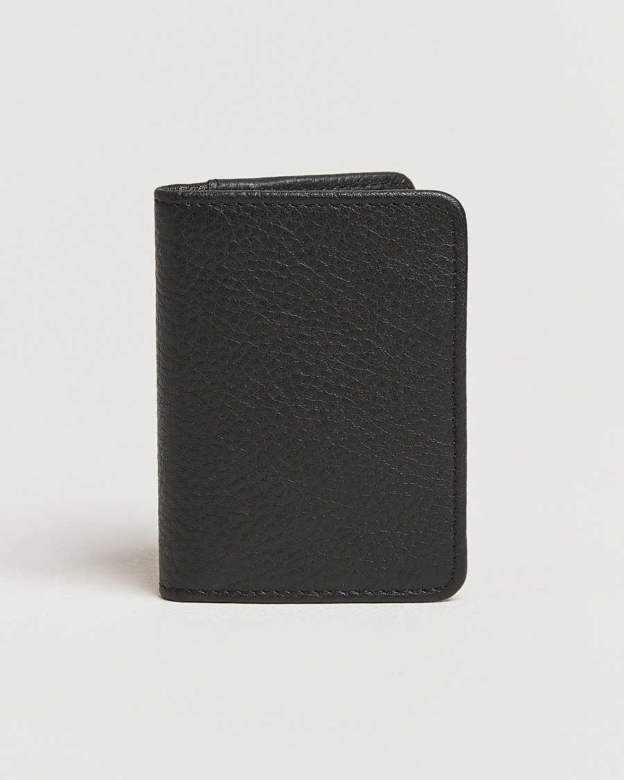 Loake Shoemakers Fenchurch Grained Leather Card Holder Black – Noir