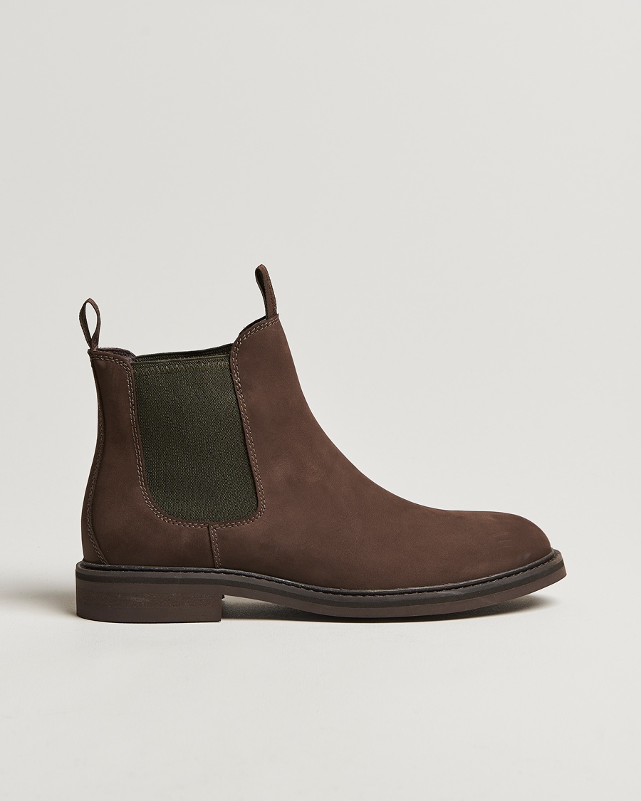 Loake Shoemakers Ducksworth Waterproof Chelsea Boot Brown Nubuck – Marron