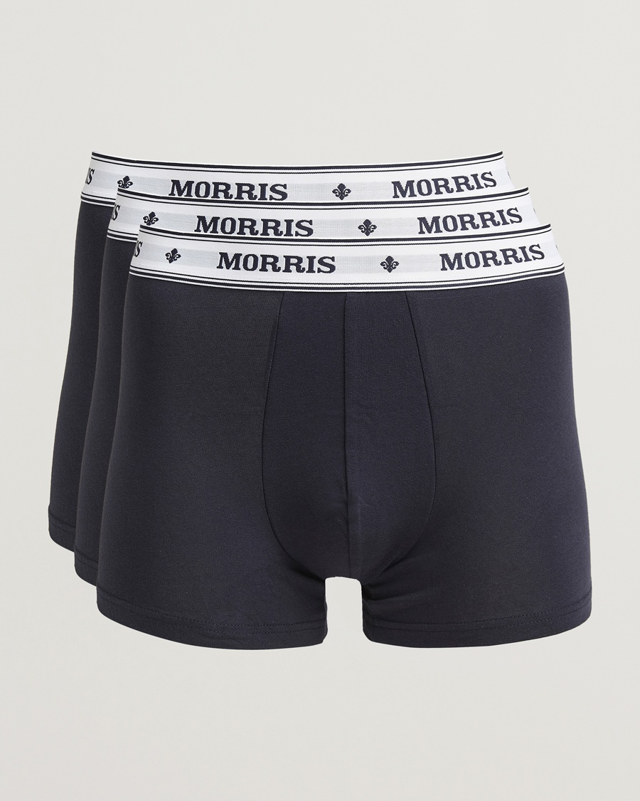 Morris Boxer Brief 3-Pack Old Blue – Bleu