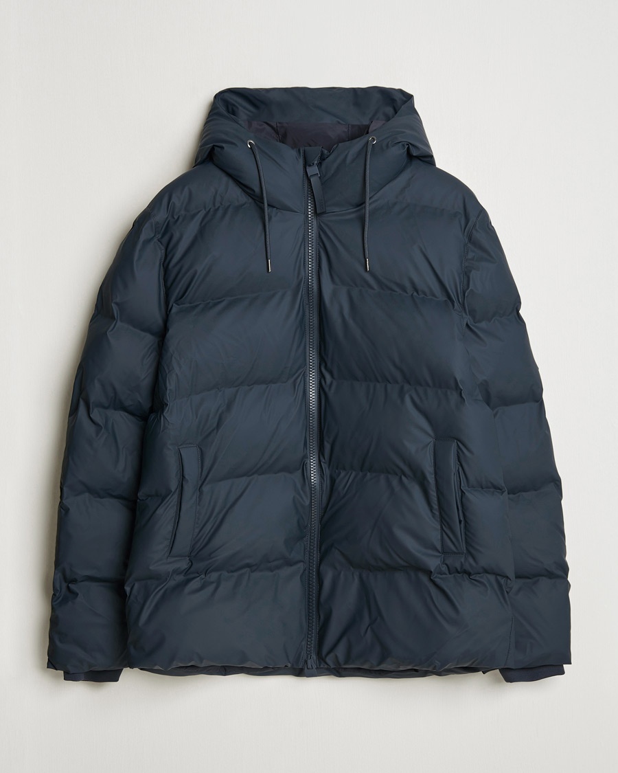 RAINS Alta Puffer Jacket Navy – Bleu