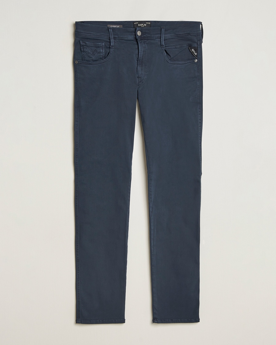 Replay Anbass Hyperflex X.Lite 5-Pocket Pants Navy – Bleu
