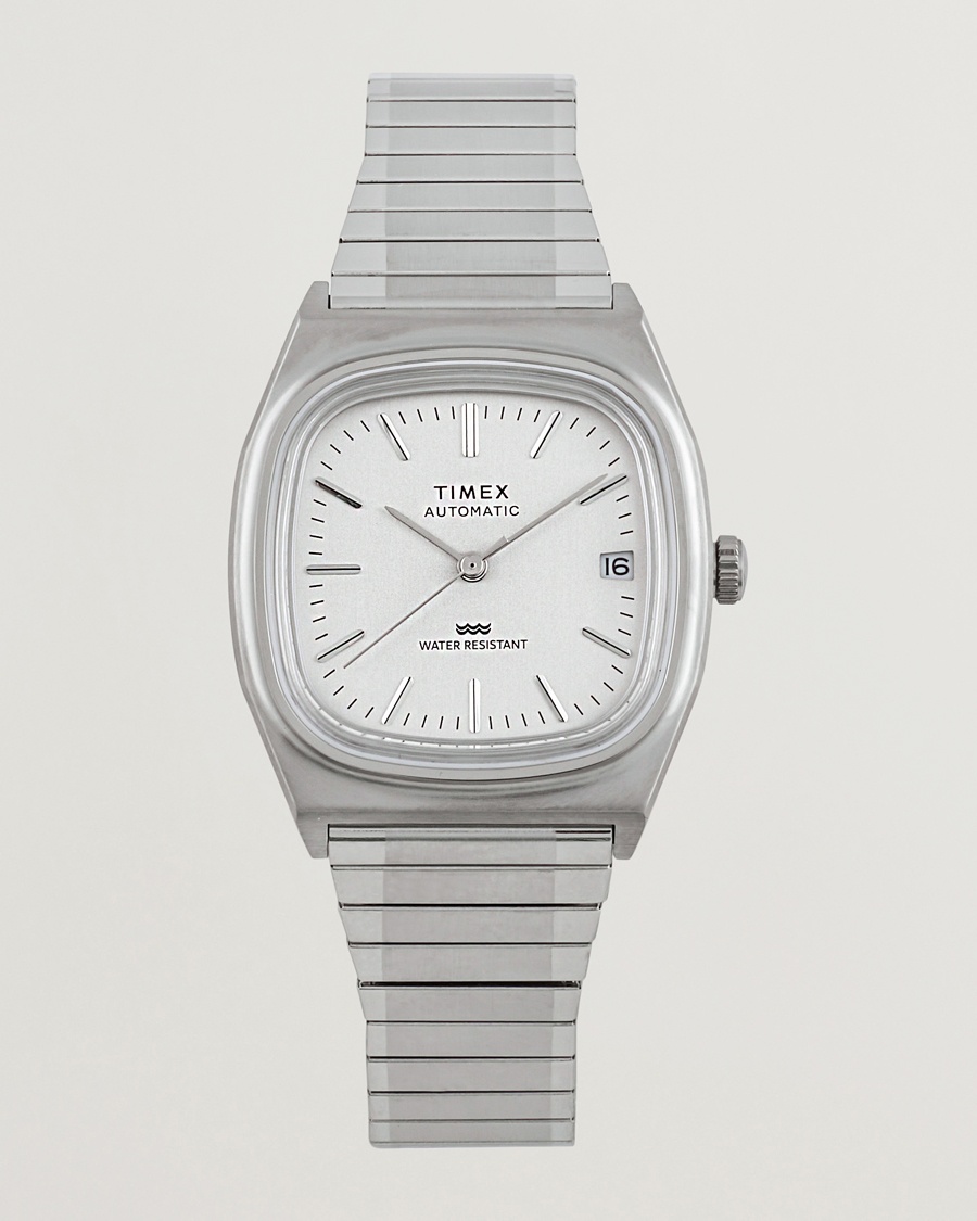 Timex 1983s Automatic Reissue 34mm White Dial – Blanc
