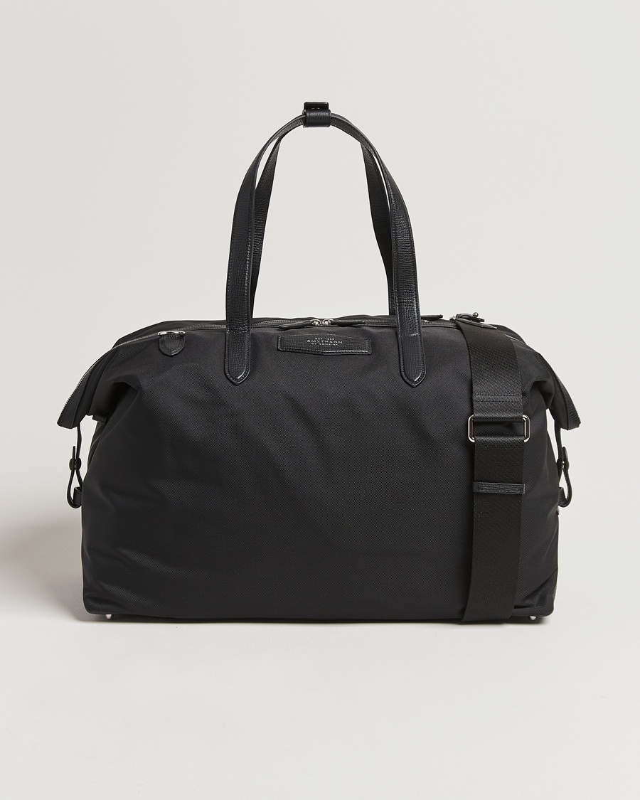 Smythson Canvas Norton Travel Bag Black – Noir
