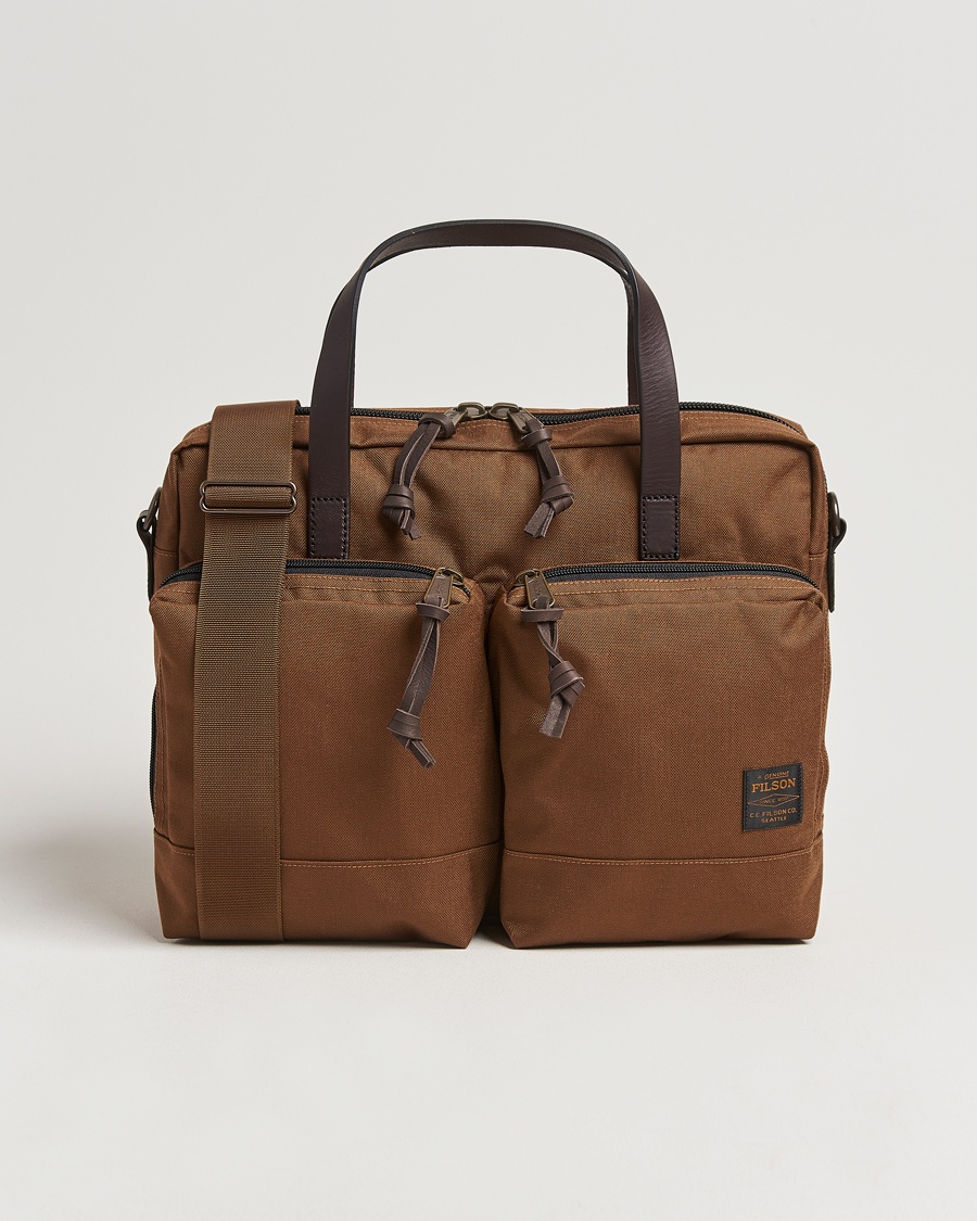 Filson FilsonDryden Cordura Nylon BriefcaseWhiskey – Marron