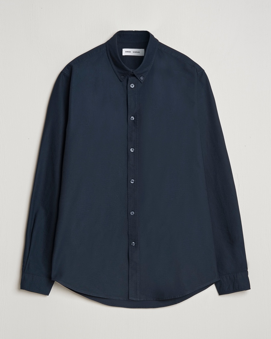 Samsøe Samsøe Saliam Oxford Shirt Salute – Bleu