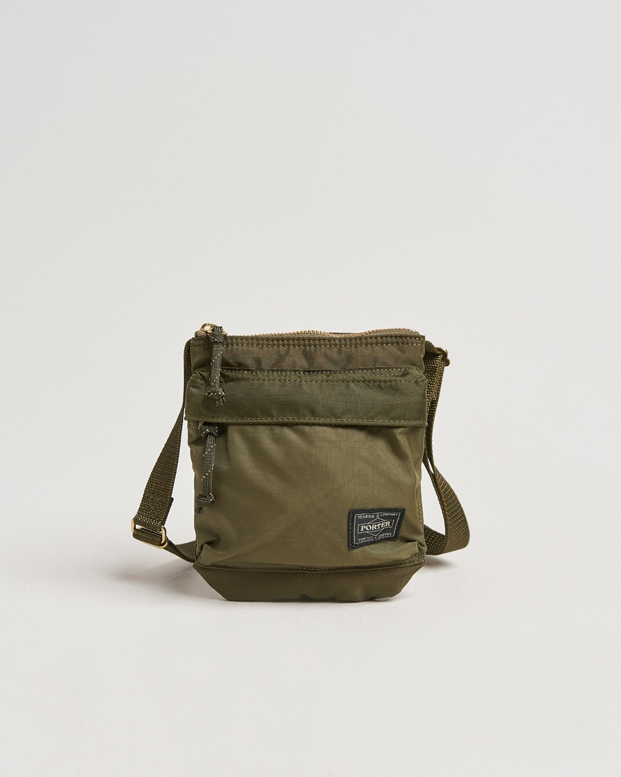 Porter-Yoshida & Co. Force Small Shoulder Pouch Olive Drab – Vert