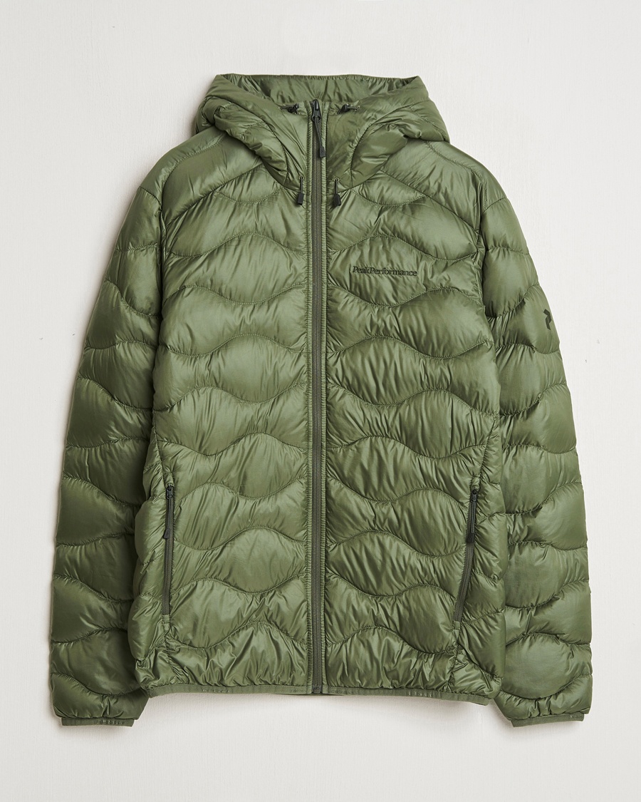 Peak Performance Helium Down Hooded Jacket Pine Needle – Vert