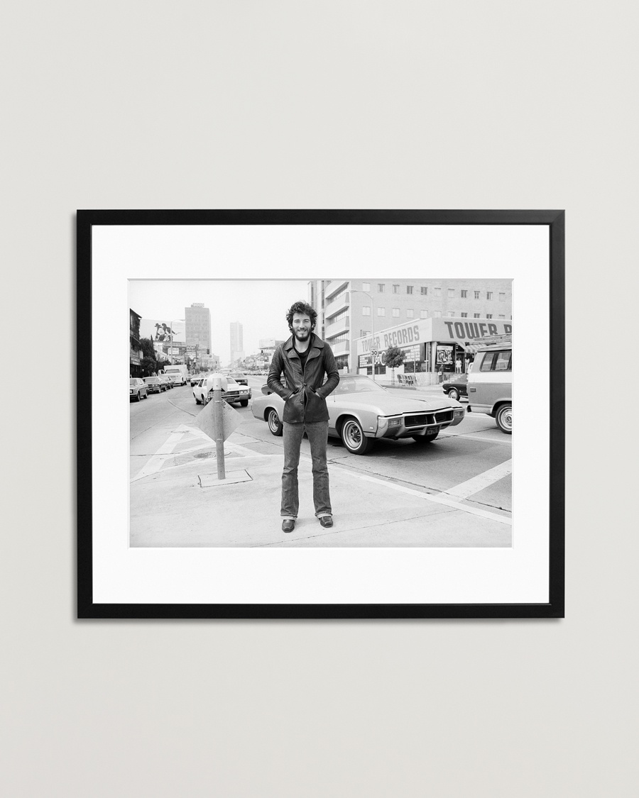 Sonic Editions Framed Bruce Springsteen on Sunset Strip – Noir