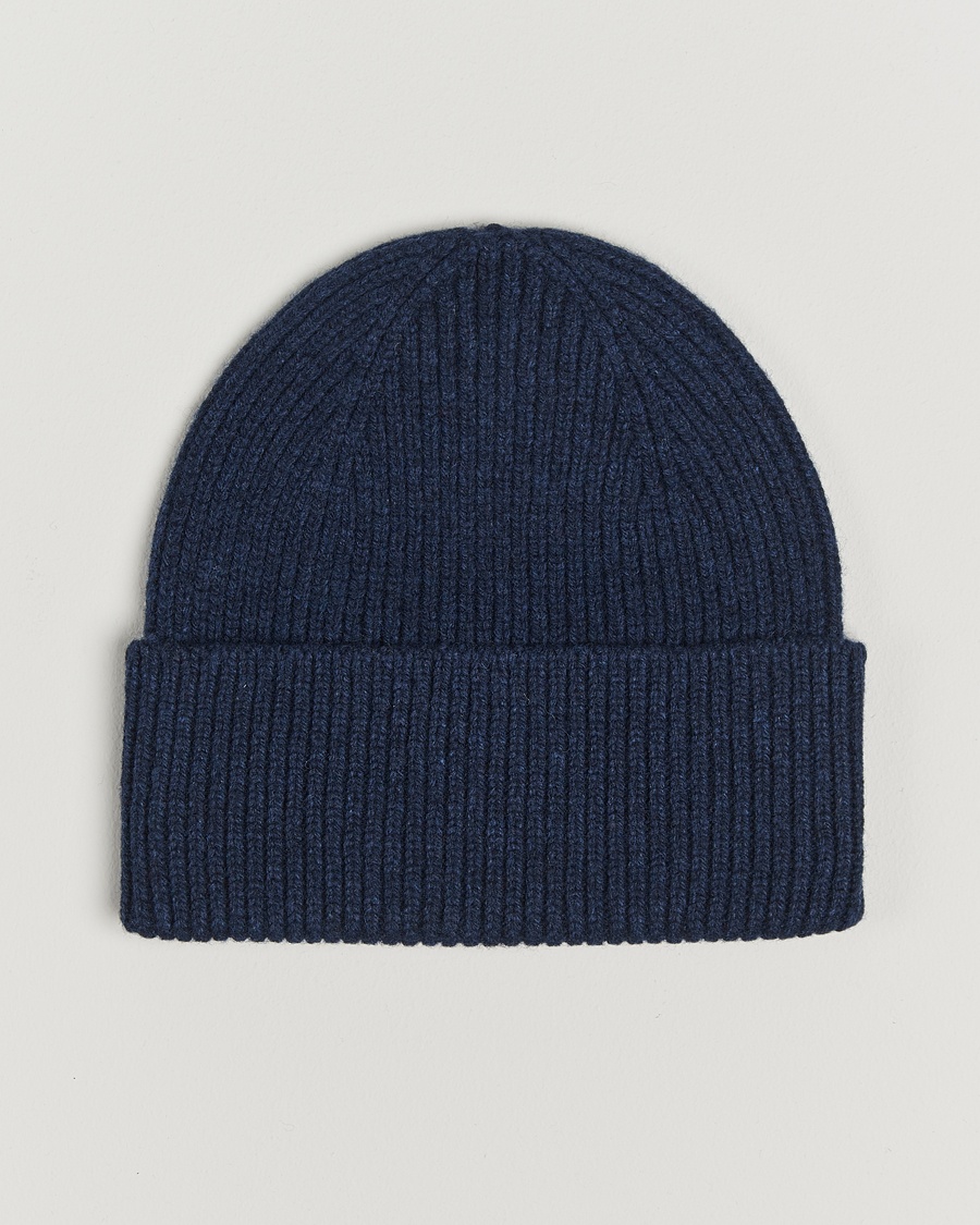 Colorful Standard Merino Wool Beanie Marine Blue – Bleu