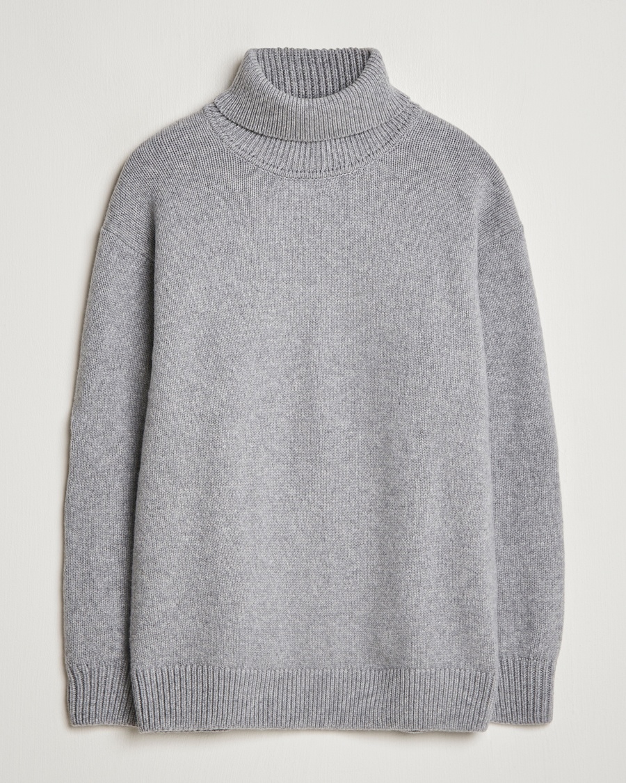Colorful Standard Merino Wool Turtleneck Heather Grey – Gris