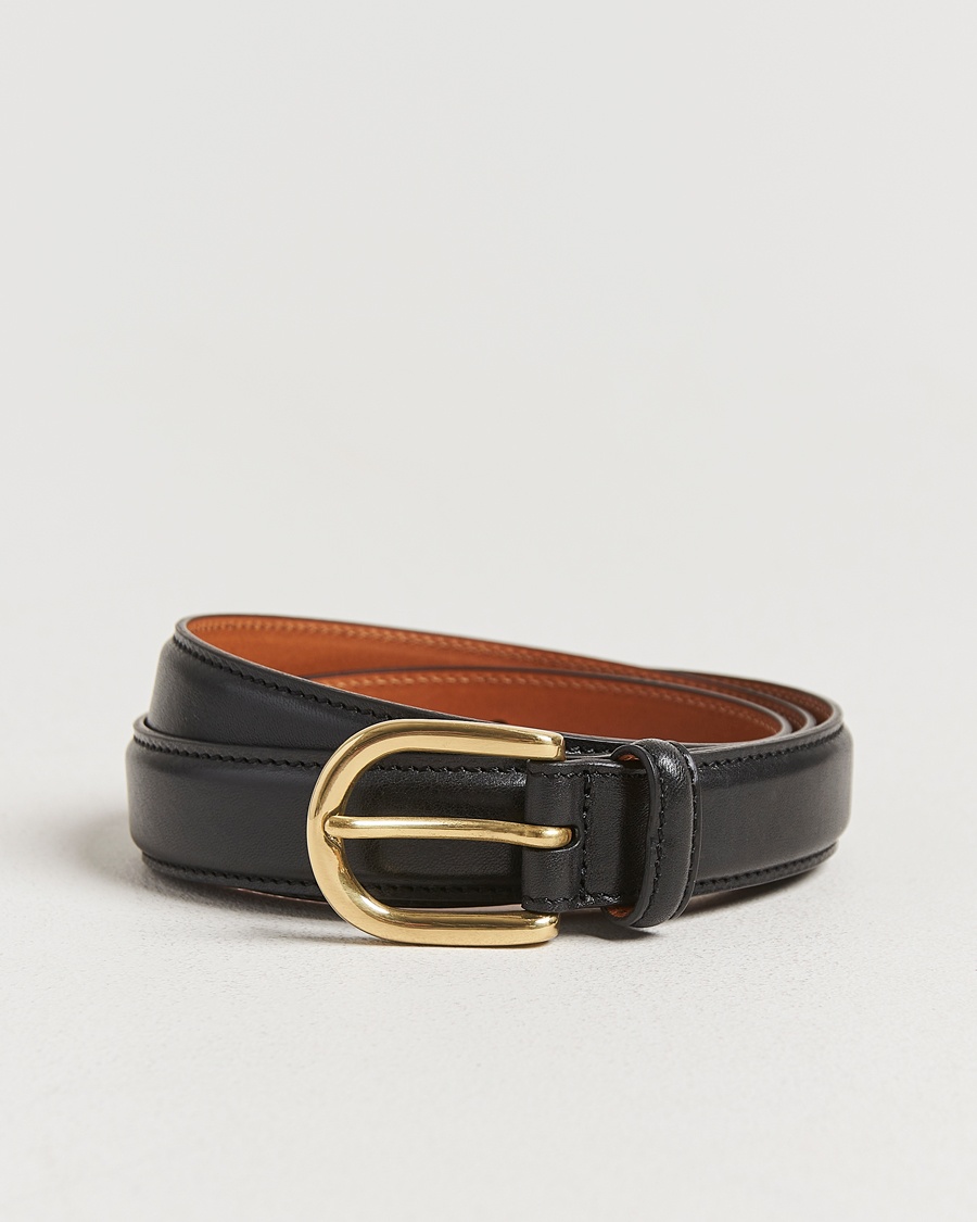 Kamakura Shirts Vintage Ivy Horseshoe Buckle Belt Black – Noir
