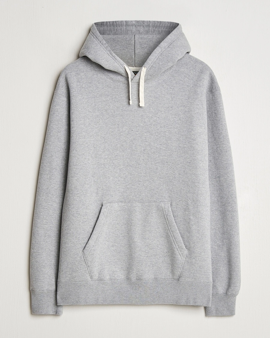 BEAMS PLUS Japanese Cotton Hoodie Heather Grey – Gris