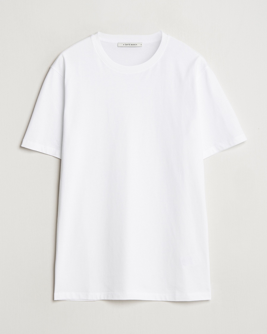 A Day's March Midweight T-Shirt White – Blanc