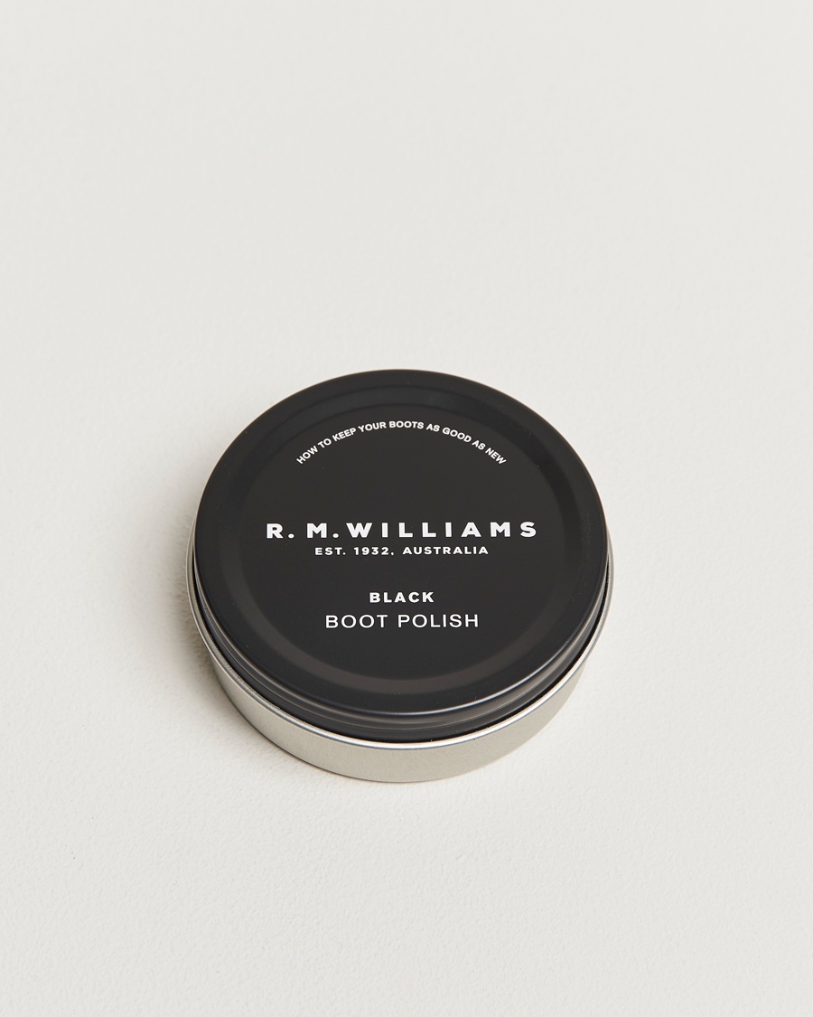 R.M.Williams Stockman's Boot Polish 70ml Black – Noir