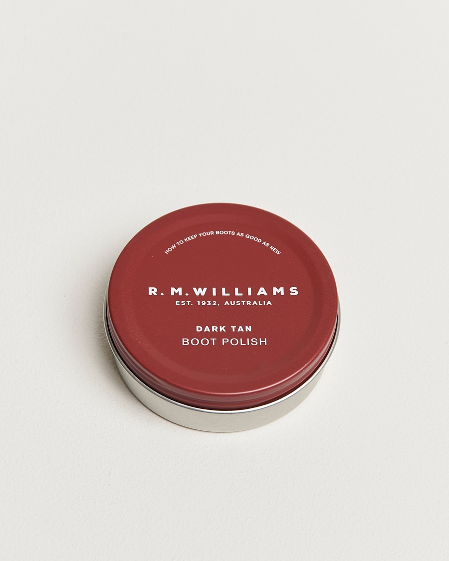 R.M.Williams Stockman's Boot Polish 70ml Dark Tan – Marron