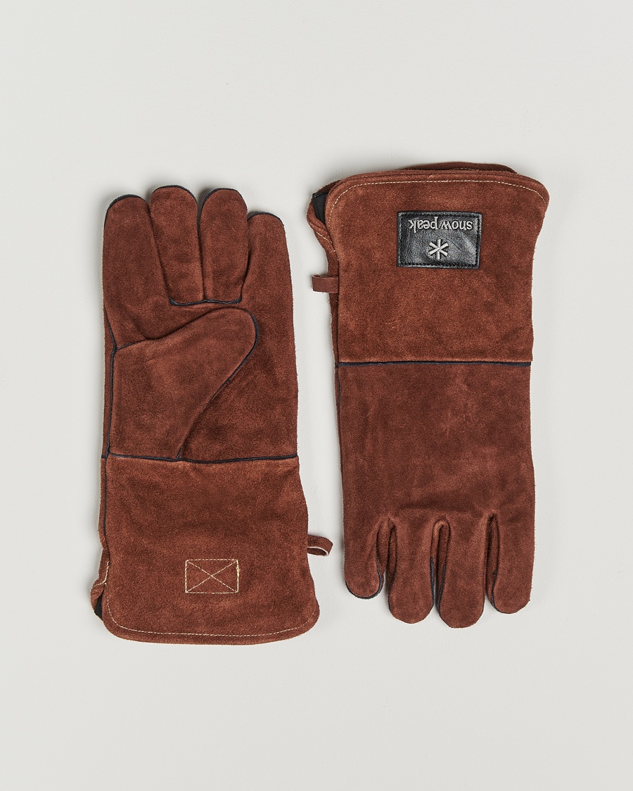 Snow Peak Fireside Gloves Brown – Marron
