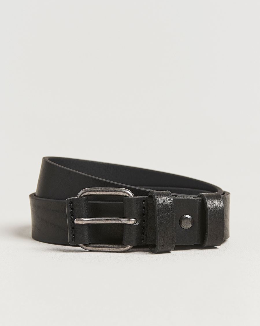 Nudie Jeans Dwayne Leather Belt Black – Noir