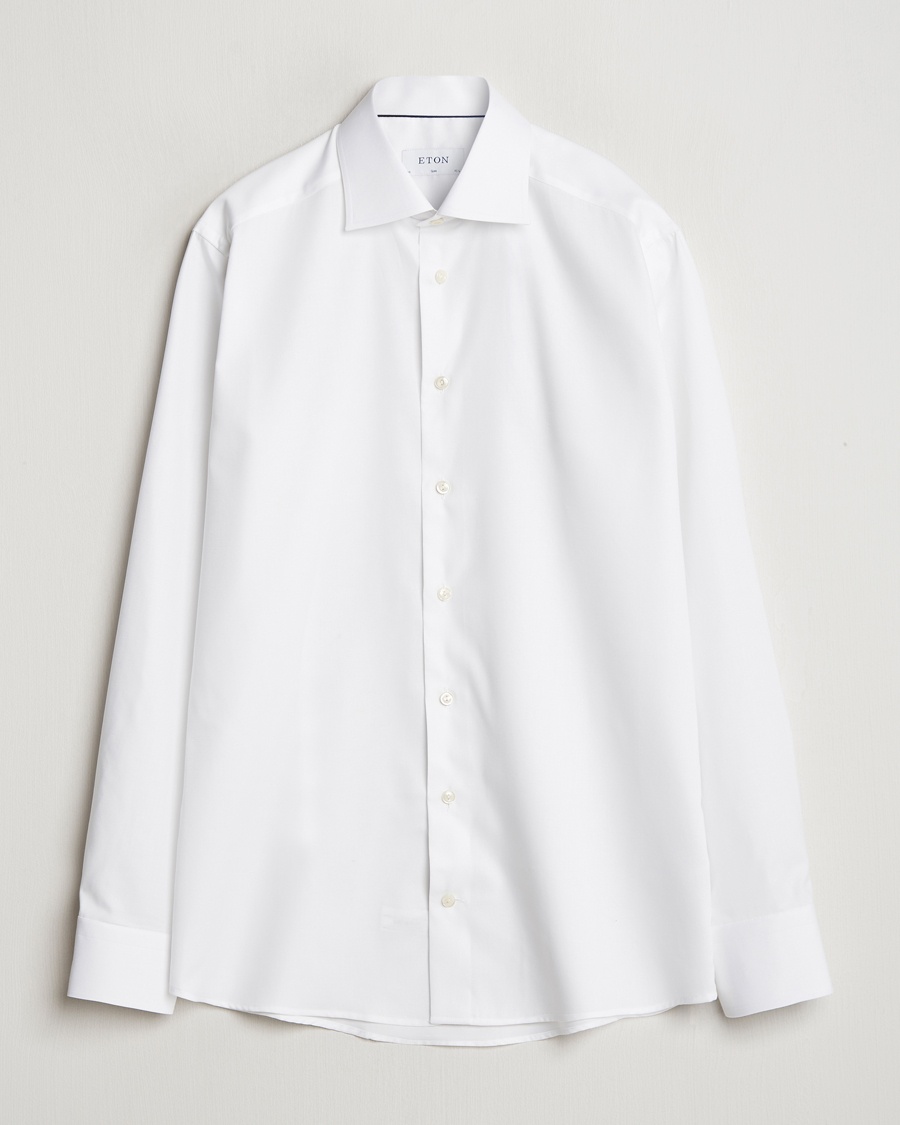 Eton Slim Fit Oxford Shirt White – Blanc