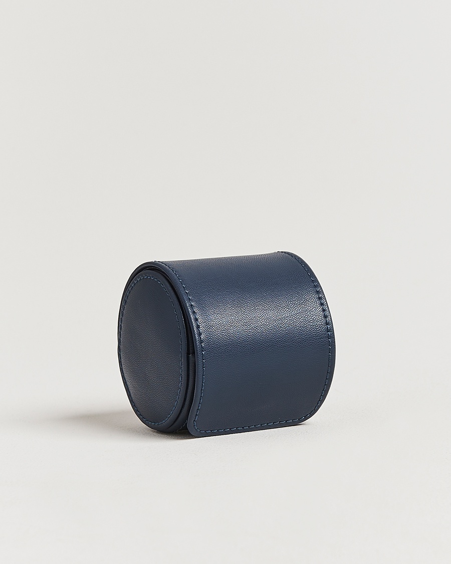 WOLF Single Watch Roll Earth Midnight Blue – Bleu