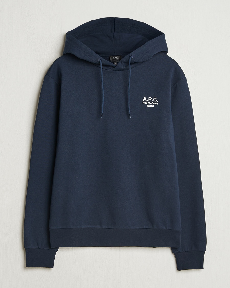 A.P.C. Rue Madame Hoodie Dark Navy – Bleu
