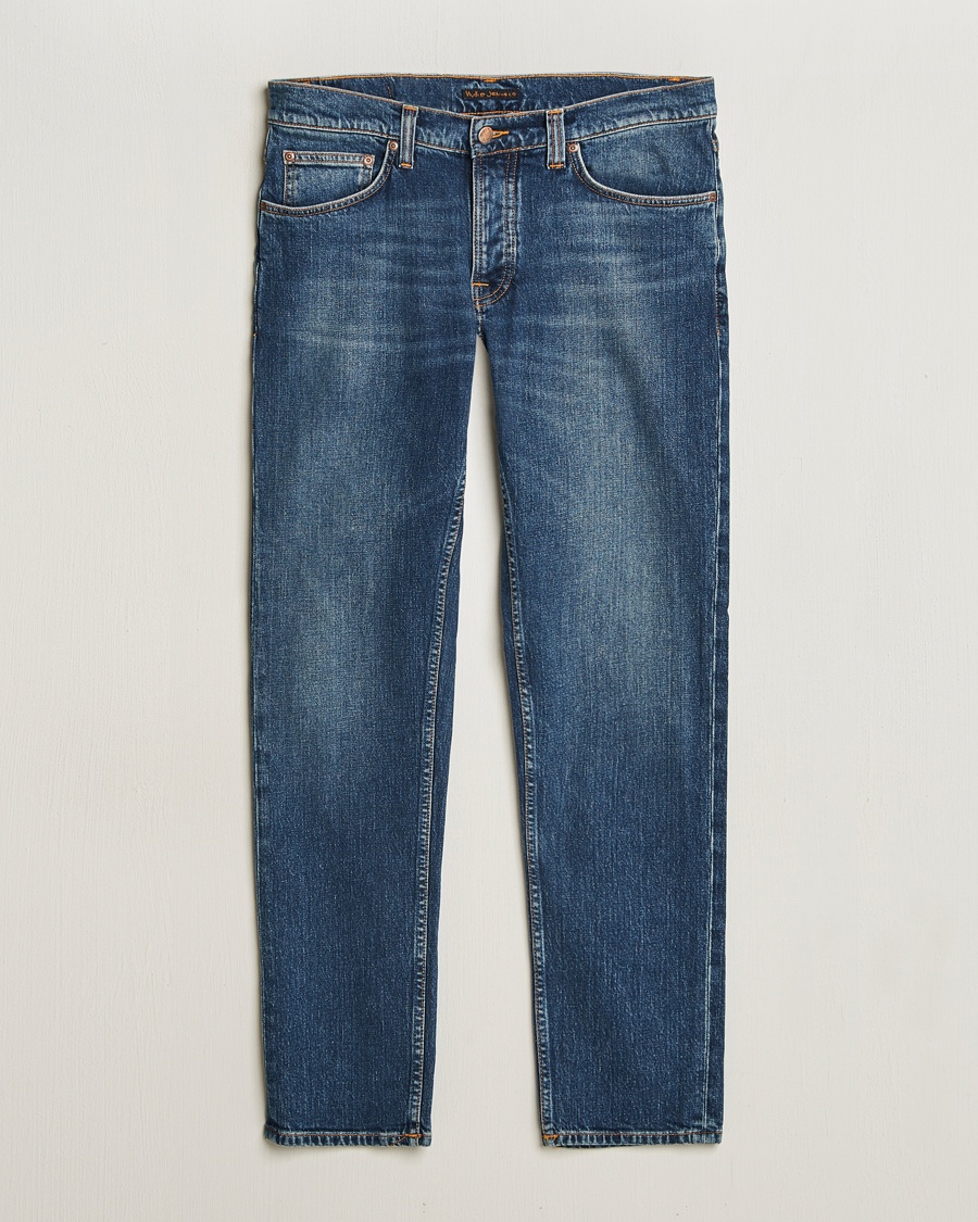 Nudie Jeans Solid Ollie Jeans Wild Blue – Bleu
