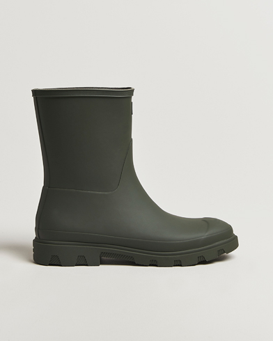 Hunter Boots Downpour Short Boot Dark Olive – Vert