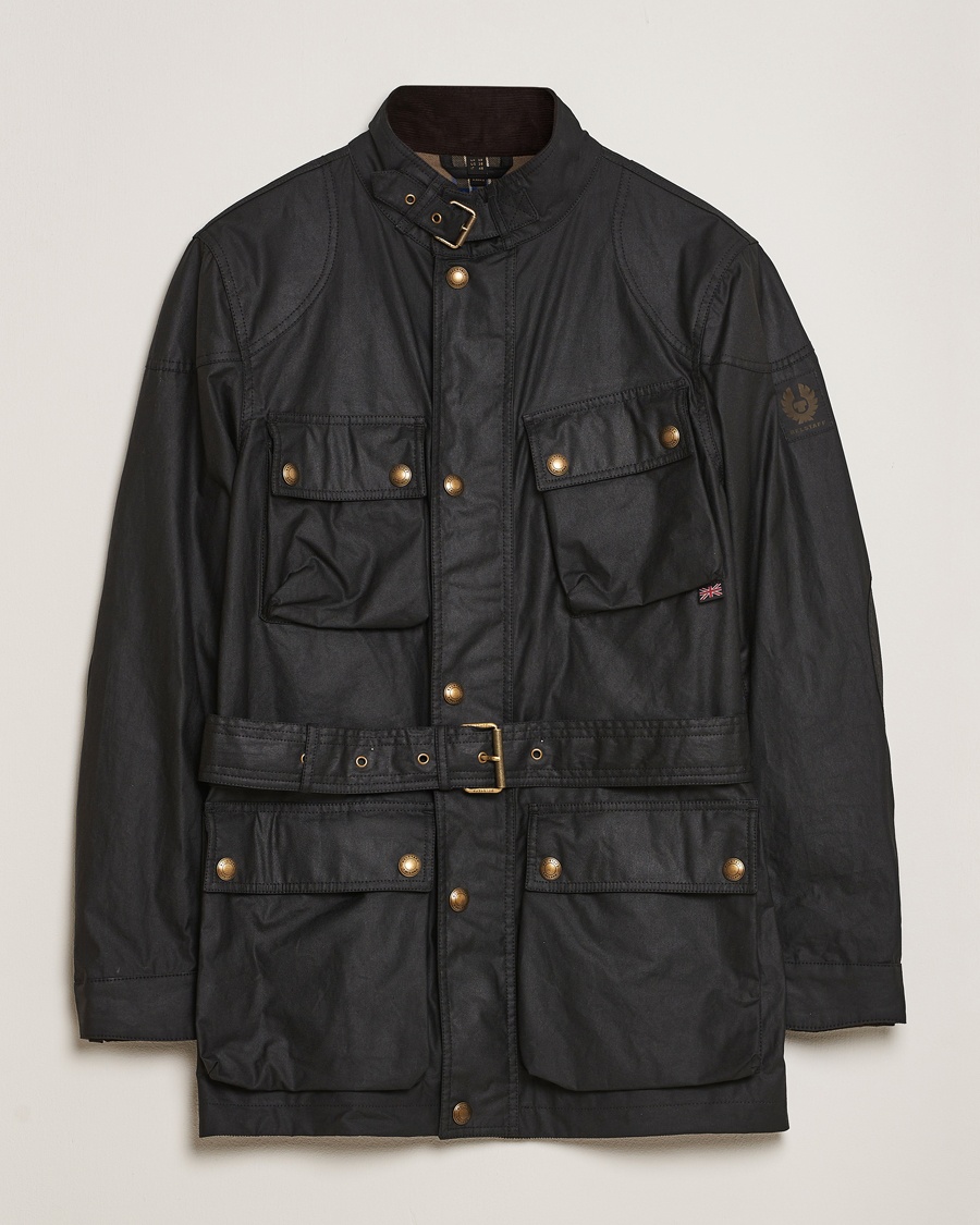 Belstaff Trailmaster Wax Jacket Black – Noir
