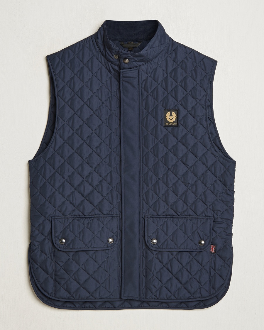 Belstaff Icon Gilet Dark Ink – Bleu