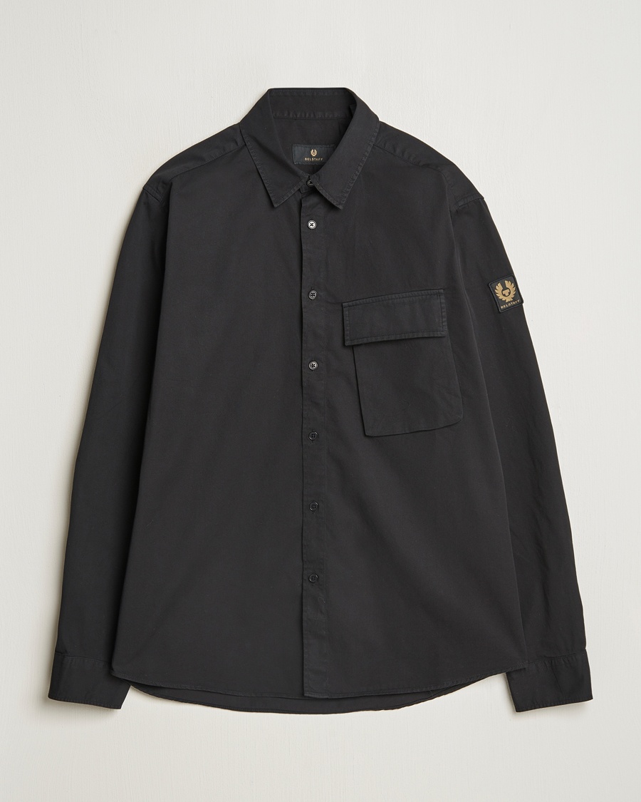 Belstaff Scale Cotton Pocket Shirt Black – Noir