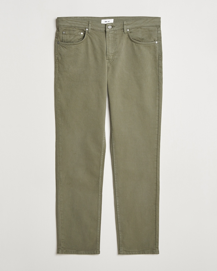 NN07 Tony 5-Pocket Pants Capers Green – Vert