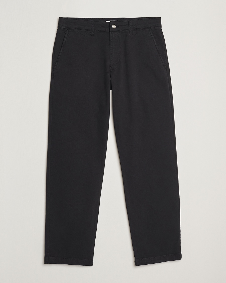 NN07 Aden Regular Fit Chinos Black – Noir