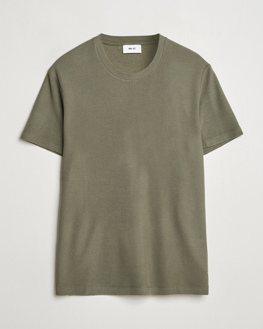 NN07 Clive Crew Neck T-Shirt Capers Green – Vert