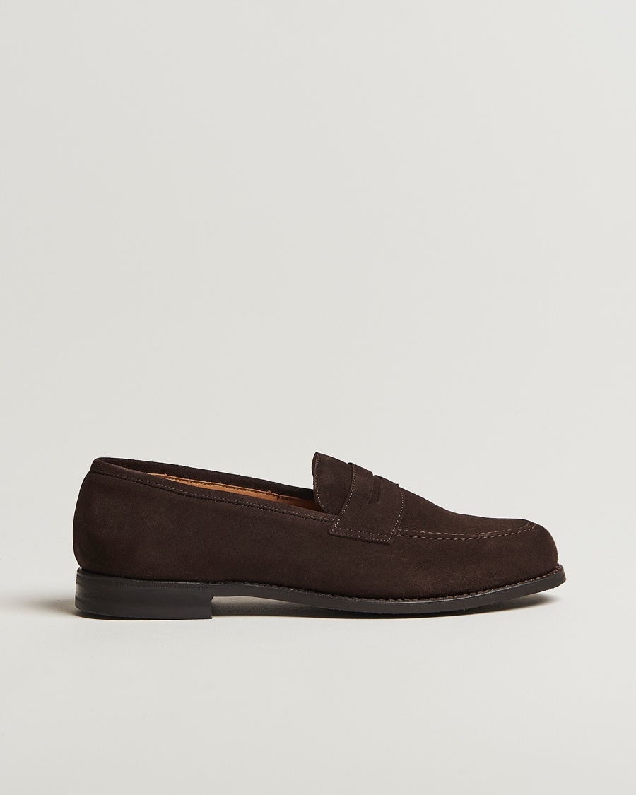 Myrqvist Stenhammar II Loafer Dark Brown Suede – Marron