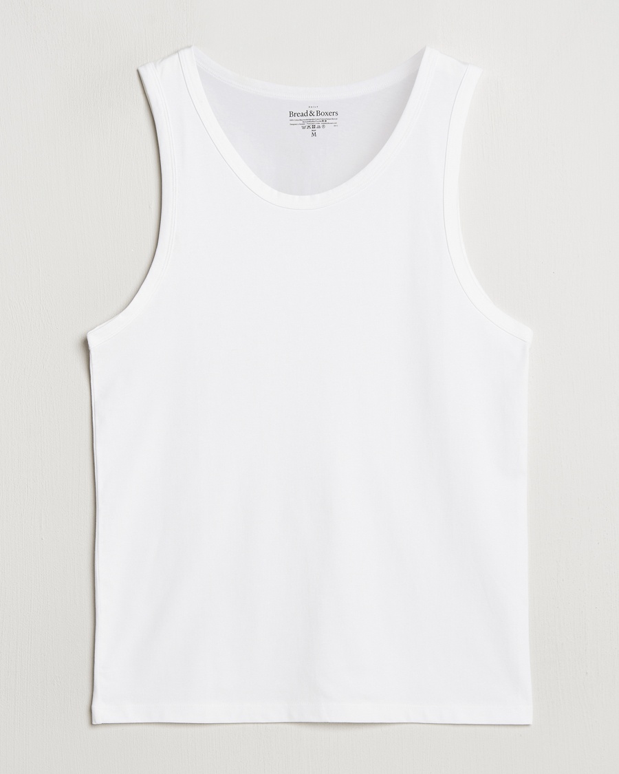 Bread & Boxers Relaxed Tank Top White – Blanc