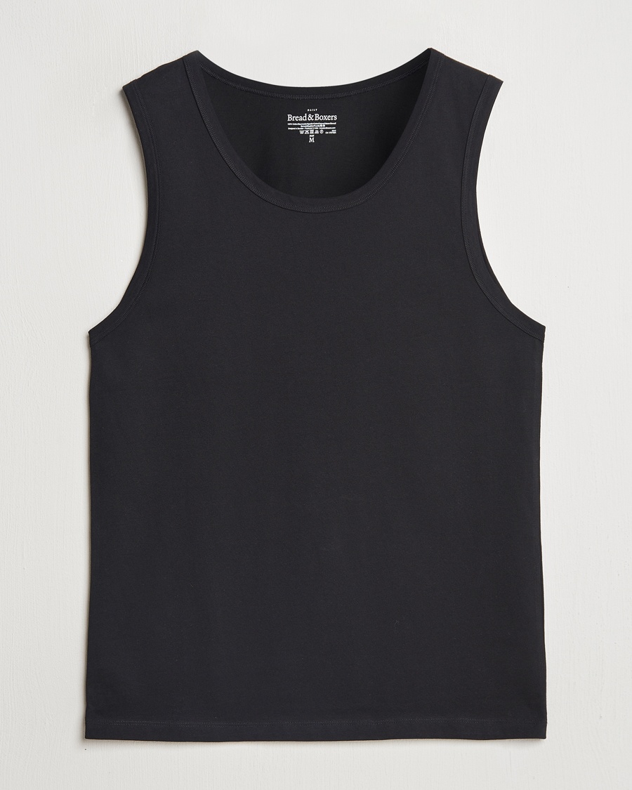 Bread & Boxers Relaxed Tank Top Black – Noir